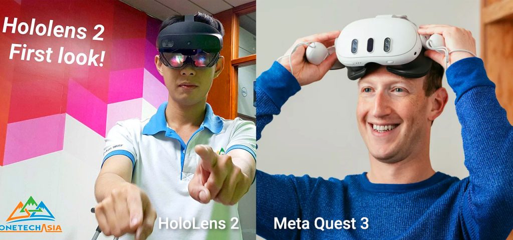 Meta Quest 3 and HoloLens 2 are the main competitors to Vision Pro